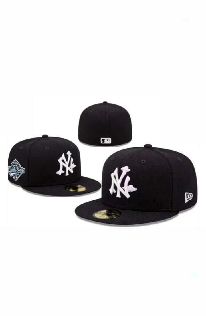 New Era New York Black Fitted Cap