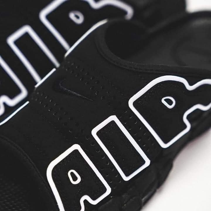Nike Air More Uptempo Slide Black