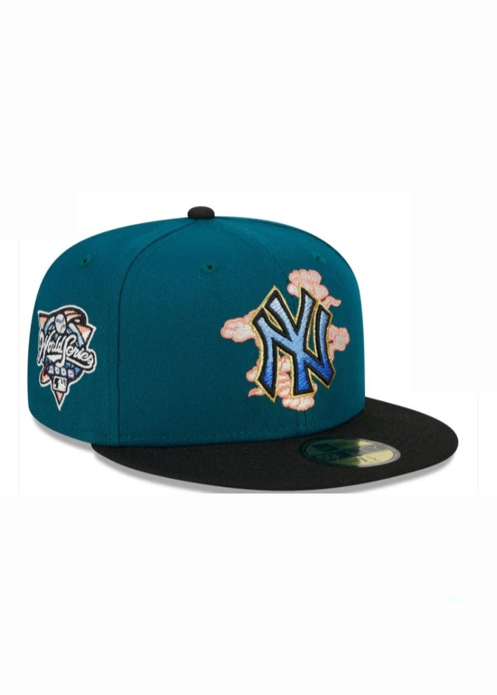 Green New York Fitted Cap