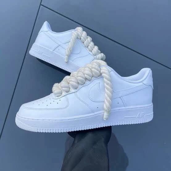 Air Force 1 White Custom Ropes