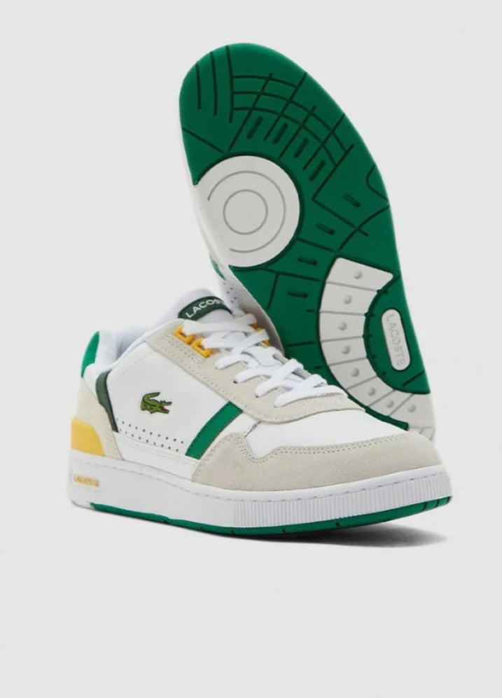 Lacoste T-Clip"White & Green, Yellow"