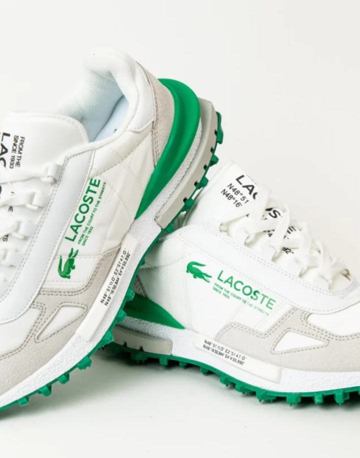 Lacoste Elite Active White & Green