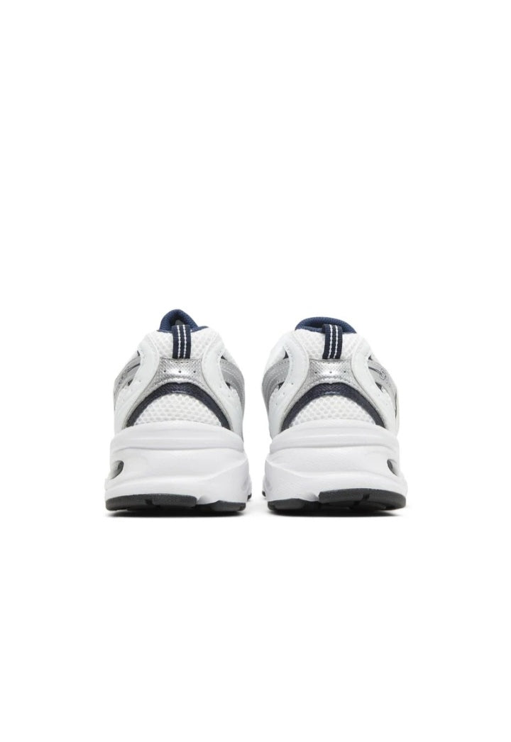 New Balance 530 White Silver Navy
