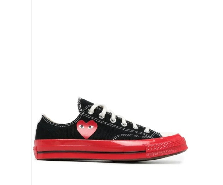 Comme Des Garcons Play X Converse Chuck 70 Low "Black & Red"