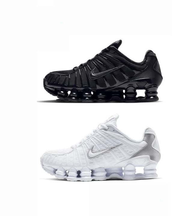 Nike Shox XL Black+Nike Shox XL White....COMBO