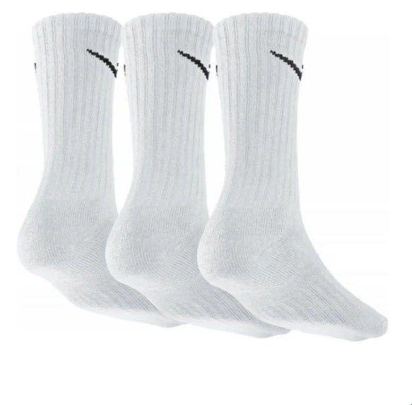 Nike Cushioned Crew Socks X3 White
