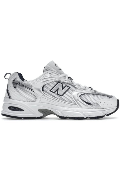 New Balance 530 White Silver Navy