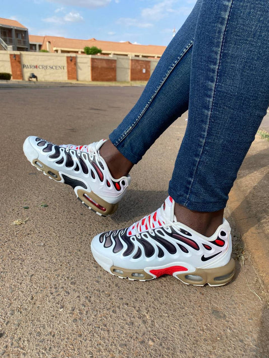 Nike Air Max Plus Drift TN "White & Brown, Red"