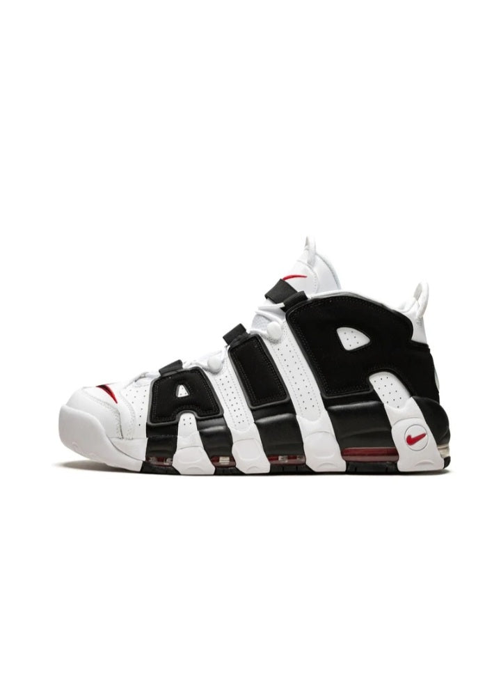 Nike Air More Uptempo "White & Black, Red"
