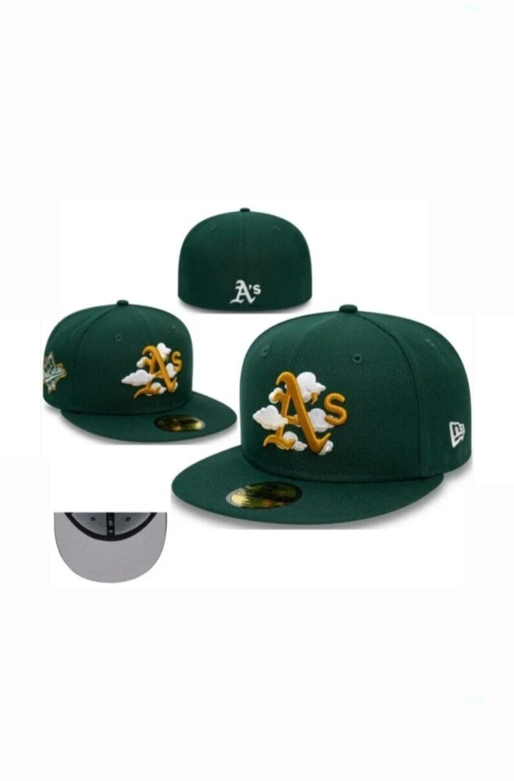 Atlanta Baseball Green Fitted Cap
