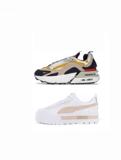 Nike Air Max Furyosa+Puma Mayza"White"...COMBO