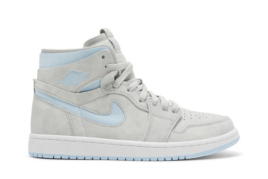 Bargain Deal Air Jordan 1 High Zoom Comfort-Cool Grey Light Blue