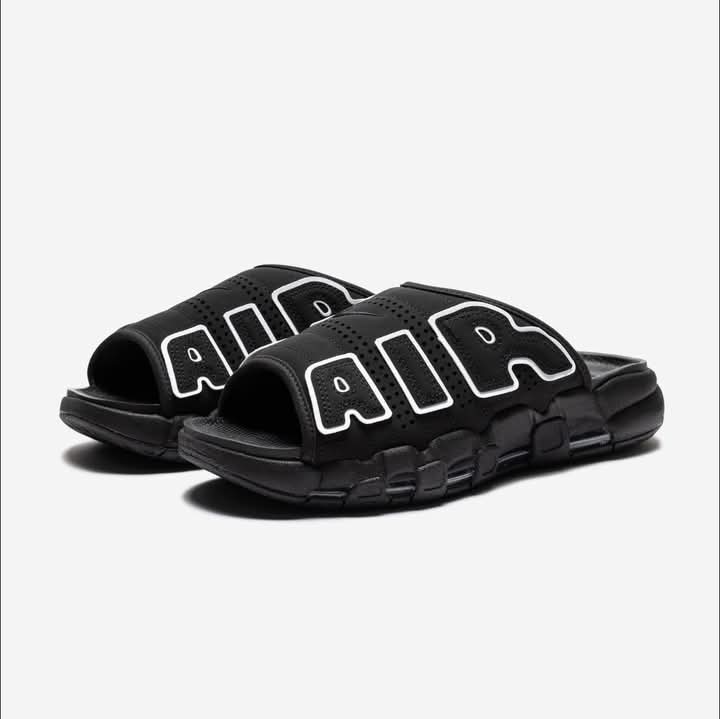 Nike Air More Uptempo Slide Black