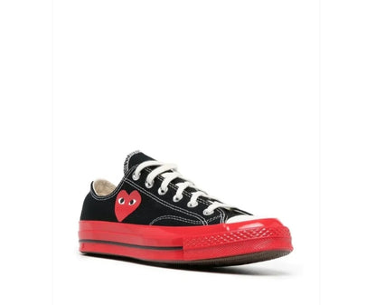 Comme Des Garcons Play X Converse Chuck 70 Low "Black & Red"