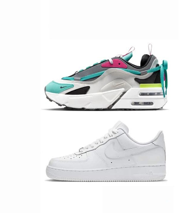 Nike Furyosa+Air Force 1 White....COMBO